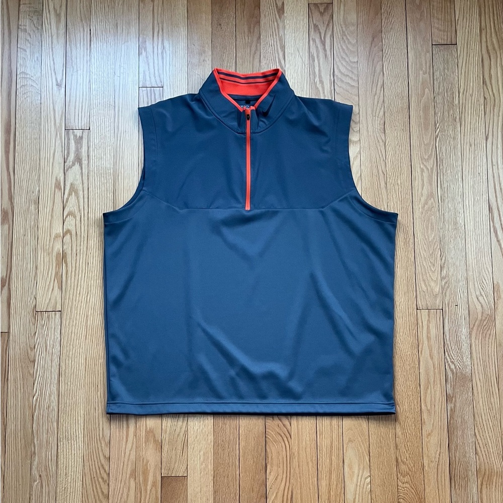 Nike Golf Dri-Fit Tour Performance Men’s 1/4 Zip Pullover Vest XXL 2XL Gray